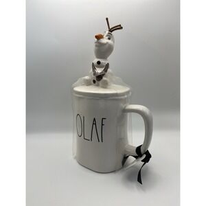 Rae Dunn Disney Frozen Olaf Topper Mug Lid Artisan Collection Magenta New